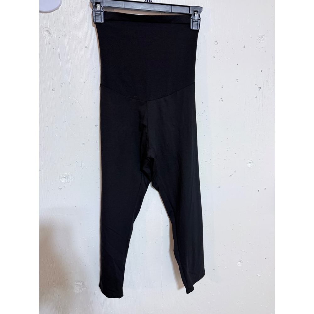 Motherhood Maternity Secret Fit Belly Leggings Black Large 93284-01 NWT